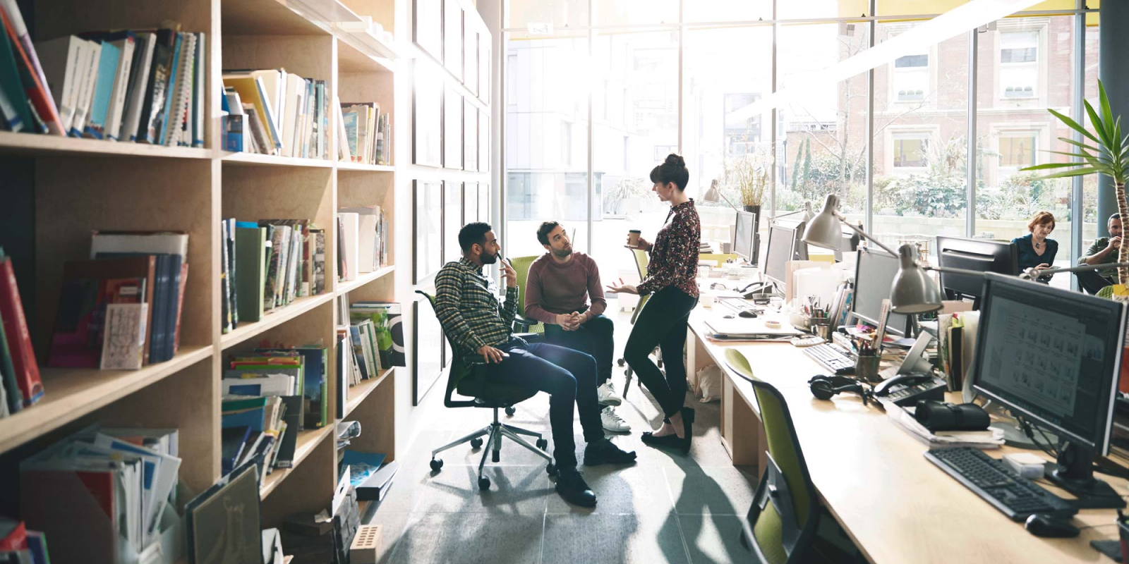 Image of staff and researchers