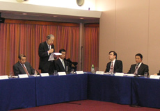 Greeting by Mr. Sekimoto, Honorary Counselor