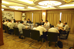 Participants engaging in a discussion