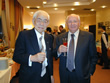 Left: Chairman Sekimoto/Right: M. Gorbachev