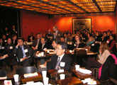 Participants filling the venue