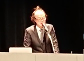 東京大学先端化科学研究センター教授の西成氏よる基調講演の様子