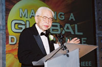 The Chairman delivering a speech
